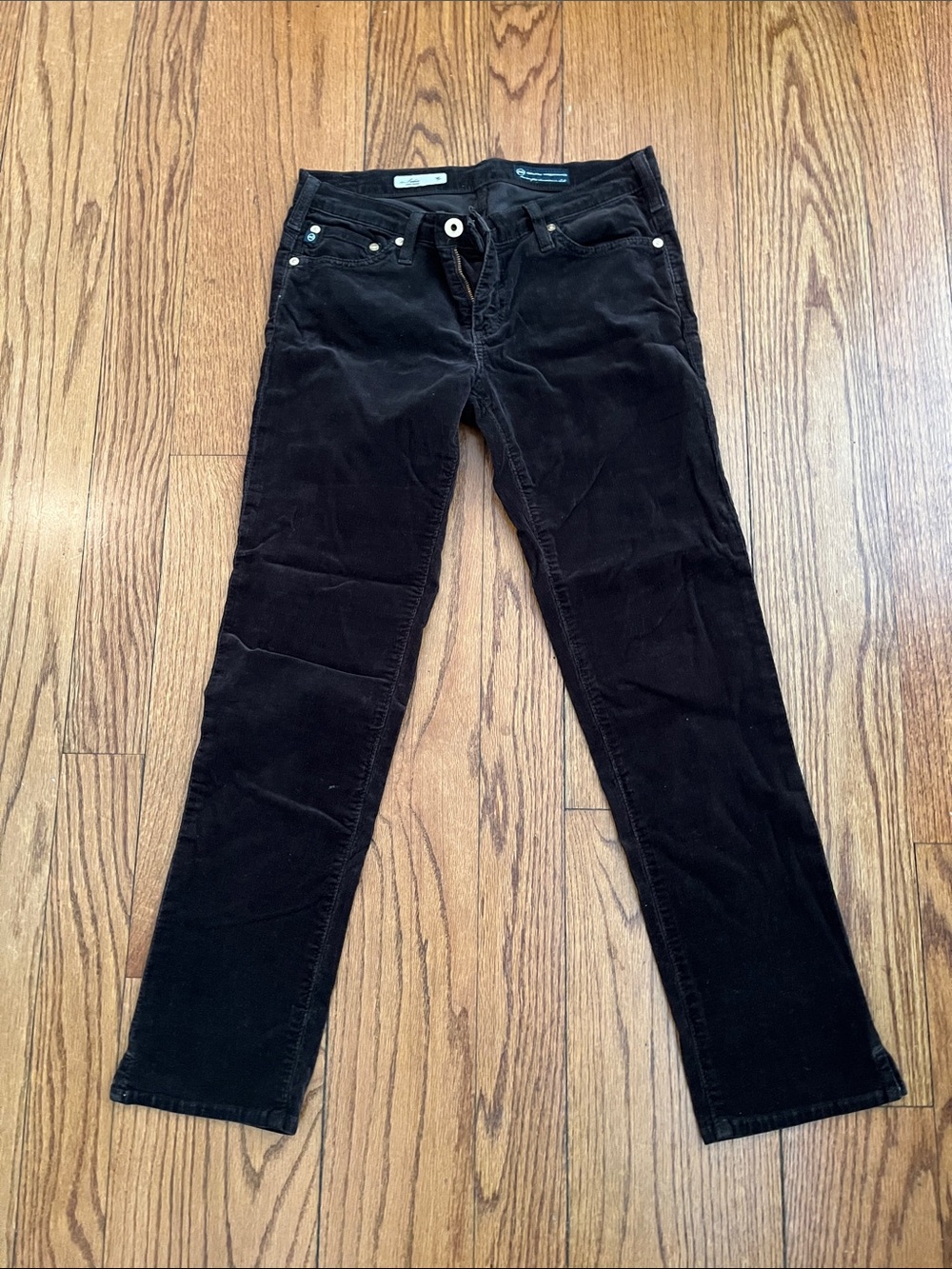 AG jeans women’s 27 the Sadie brown corduroy ankle skinny